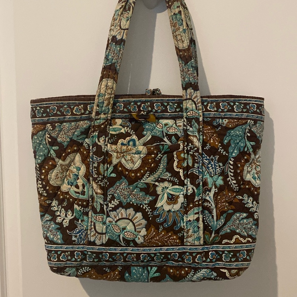 Vera Bradley Handbag Purse Blue/Green/Brown